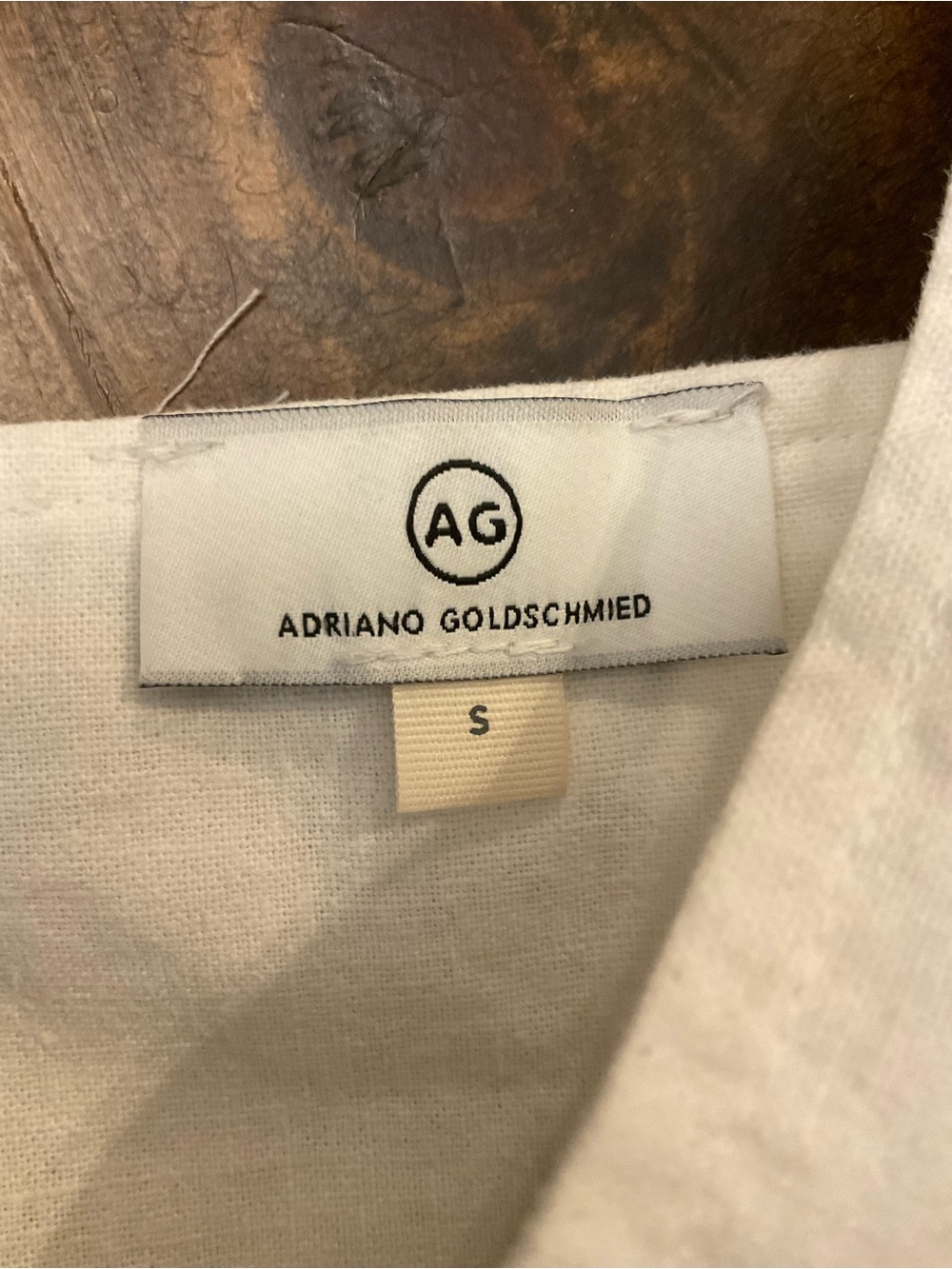 Ag Adriano Goldschmied White Linen Top - Picture 3 of 4